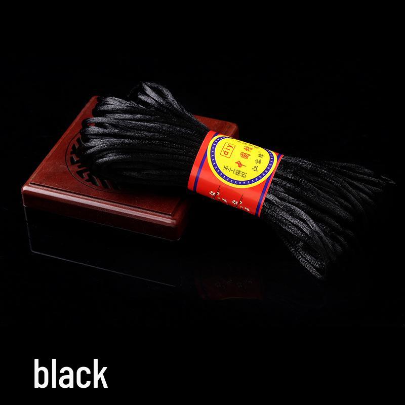 Red Polyester Chinese Knotting Cord for DIY Bracelets and Beading