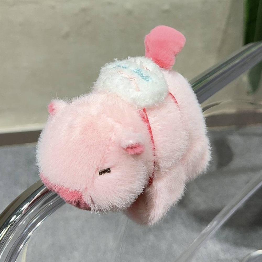 

Серия браслетов-хлопушек «Виляющий хвост» Имитация капибары Плюшевая повязка на запястье Рождественская игрушка розовый