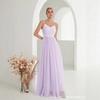 Explosiv neues Temperament elegantes hochwertiges Abendkleid V-Rücken rückenfrei langes Kleid Chiffon Träger-Abendkleid