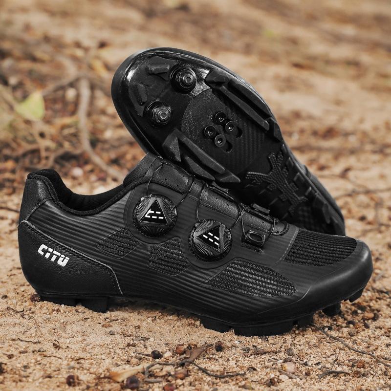 Men'S And Women'S Cycling Shoes, Cycling Shoes, Road Lock, Mountain Lock, Unlocked Outdoor Breathable Cycling Shoes