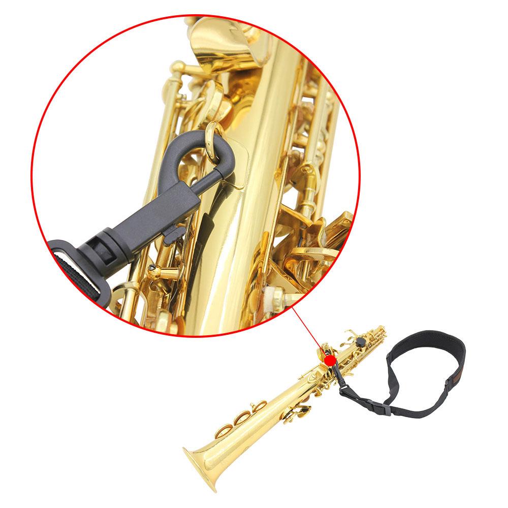 Adjustable Saxophone Sax Neck Strap with Snap Hook Saxophone Parts Accessories