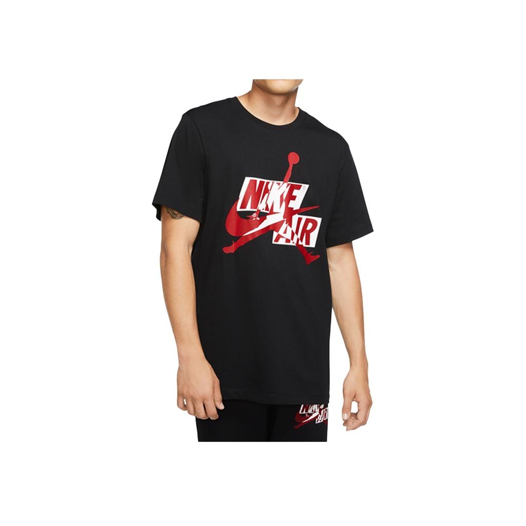 Jordan Jumpman Classics Embossed Print Short Sleeve T-Shirt Men Tops Black CU9571-011