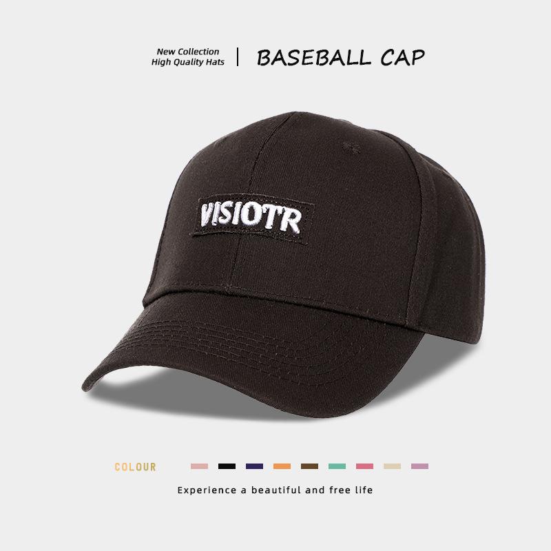 

New spring and summer three-dimensional letter embroidered baseball cap children s fashion hard top versatile face small cap men Adjustable темно-коричневого