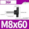 Stainless Steel Z-Type T-Handle Slotted Screw with Plastic Head (M4/M5/M6/M8)