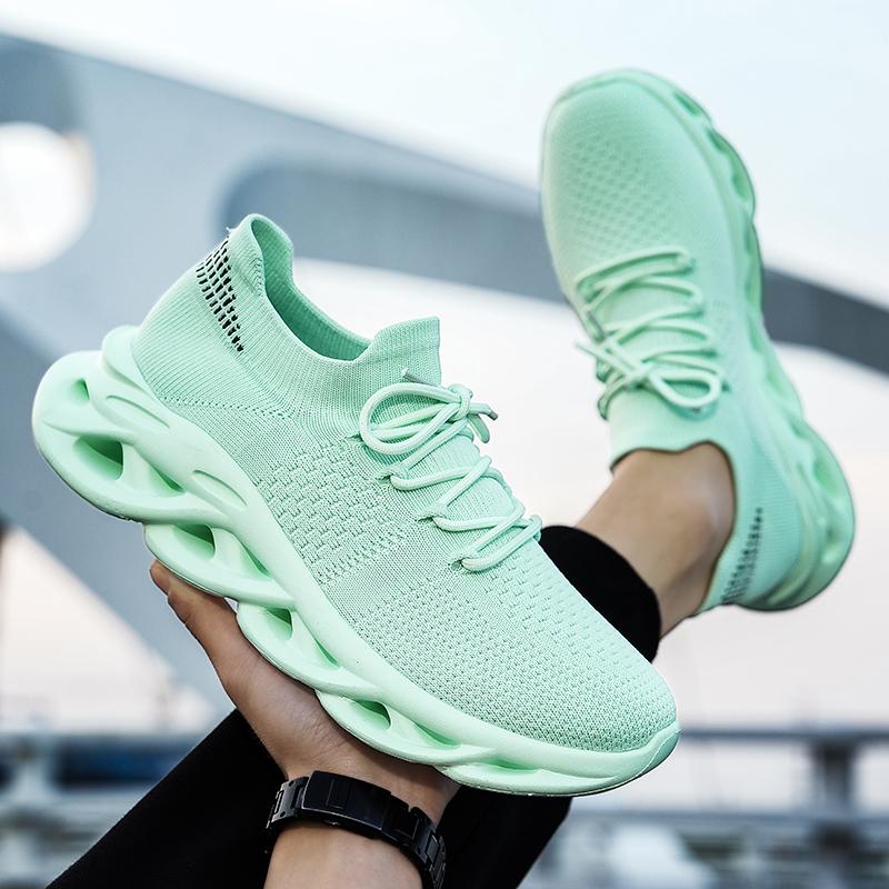 Fashion High Quality Breathable Summer Mesh Elastic New Lightweight Thick Sole Designer Casual Running Men's Shoes Zapatillas Informales