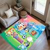 Bluey Friends Adventure Customizable Name Area Rug Suitable for Decorate room Hallway Balcony Game Room Anti-slip Rug Decorate Offices