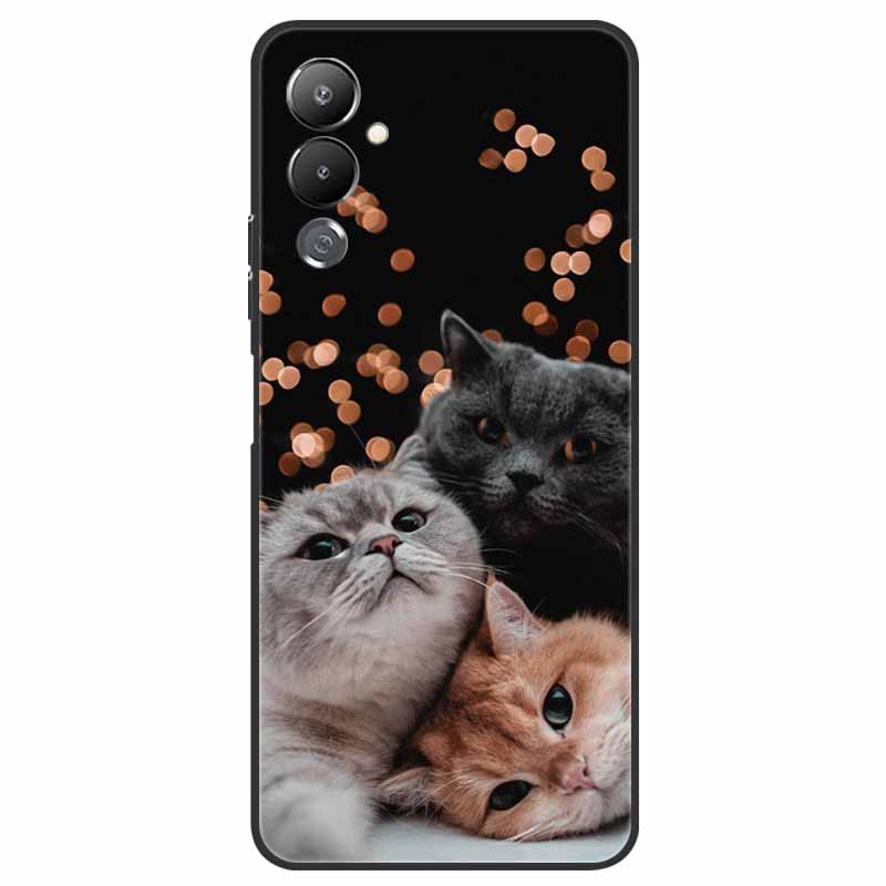 For Tecno Pova 4 Case LG7n Lovely Fashion TPU Silicone Cover for Tecno Pova 4 Phone Cases Pova4 Shockproof Soft Shell Funda Cute