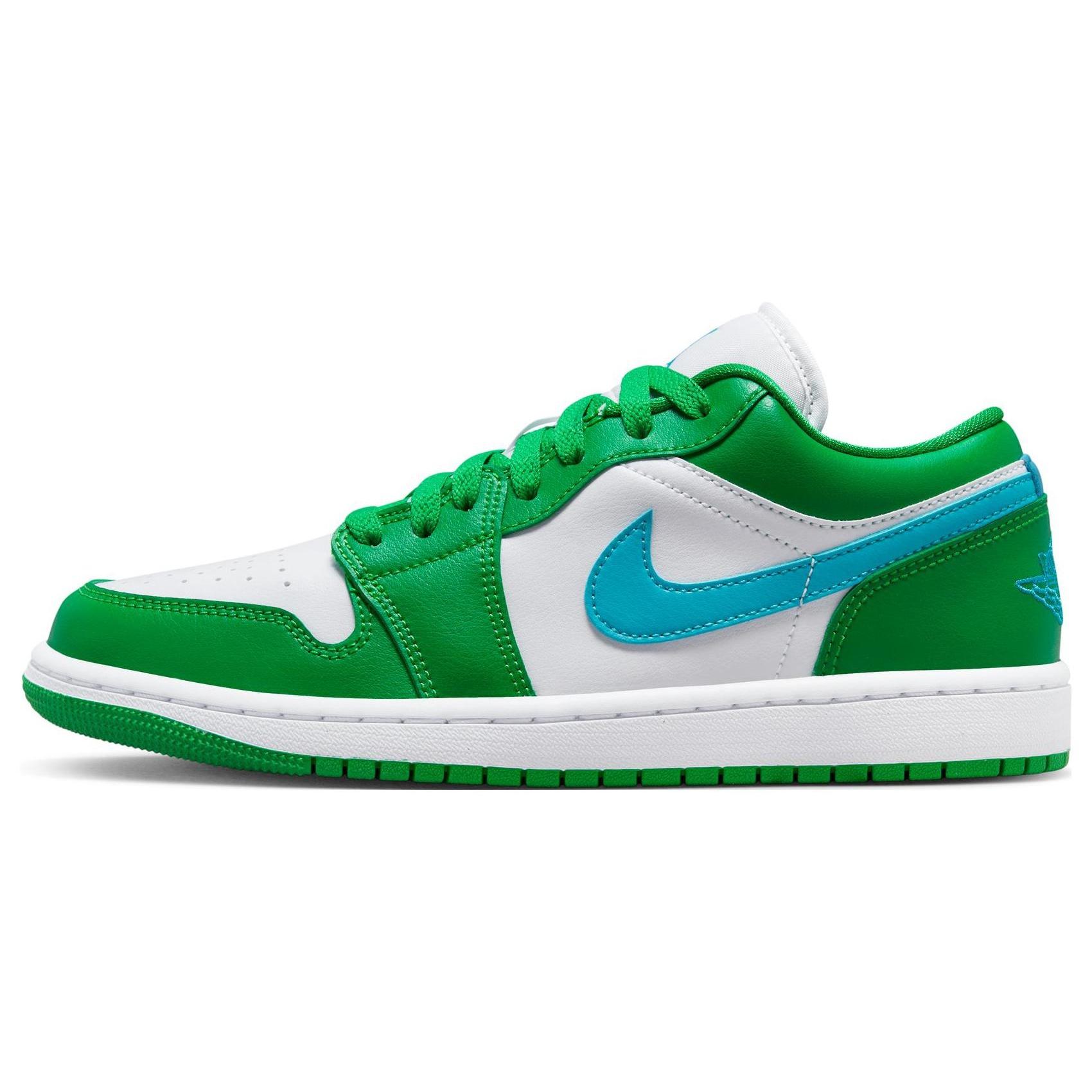 (WMNS) Air Jordan 1 Low Lucky Green Aquatone Women s DC0774-304 EU 36