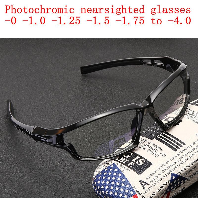 

Men Photochromic Sunglasses Outdoor Sports Goggles Women Color Changing Driving 2021 New Optical Prescription Myopia Glasses NX myopia-0 чорний