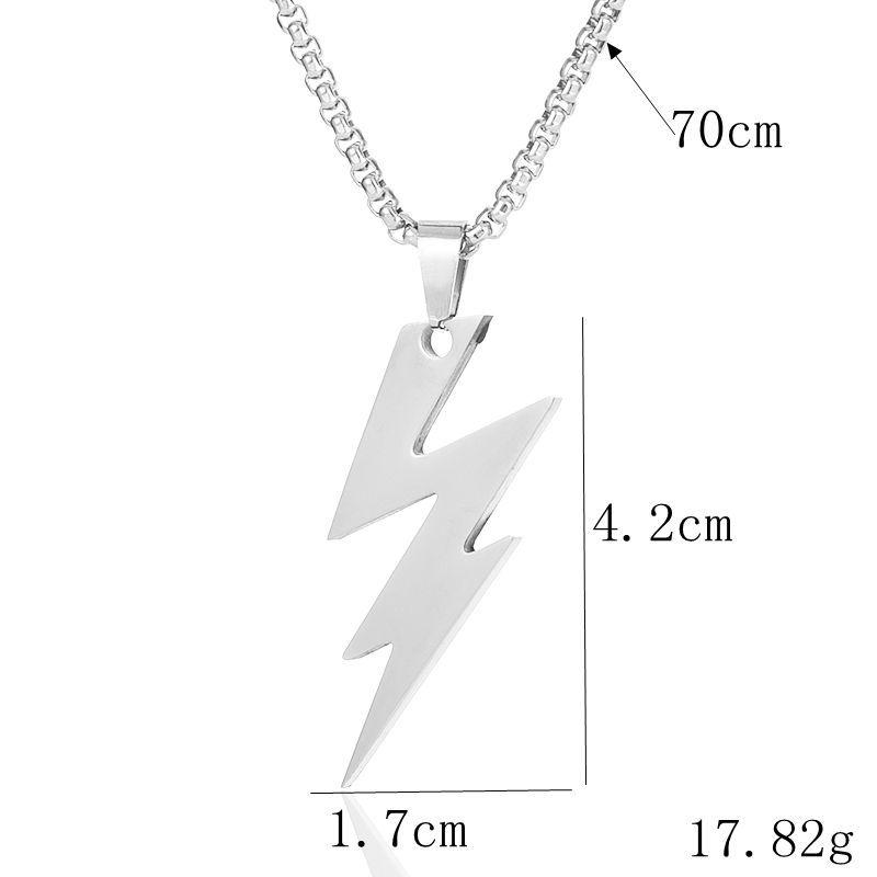 

Мужская подвеска-молния из титановой стали - Модная, в стиле хип-хоп, универсальный аксессуар