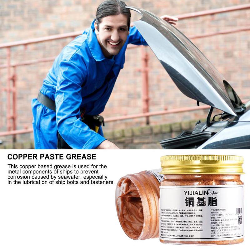 Copper Grease Anti Seize Copper Thread Grease Cat Maintenance Grease Versatile Car Brake Lubricant For Car Brake Pad