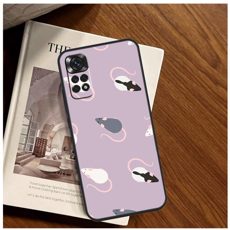 

Mouse Rat Case For Xiaomi Redmi Note 13 11 10 9 8 12 Pro Plus 12S 11S 10S 9S 10A 9C 10C 12C 13C Funda Redmi 10C