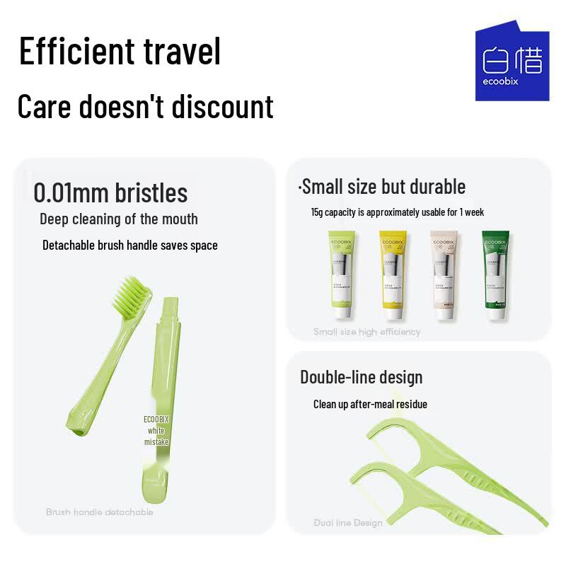 Baxi Green Grape Oral Care Travel Kit