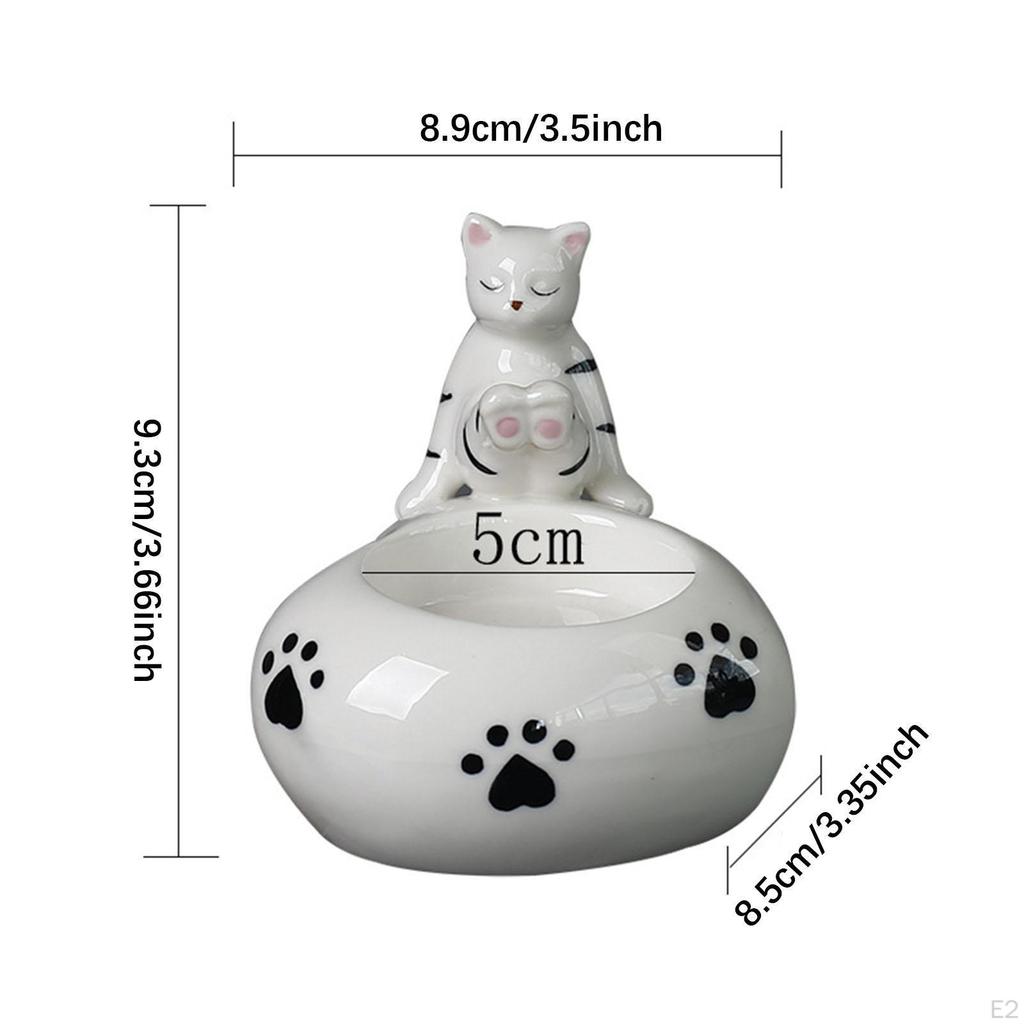 Sfeșnic pisică figura suport Tealight sculptură modernă decor de masă pentru bar living room petrecere