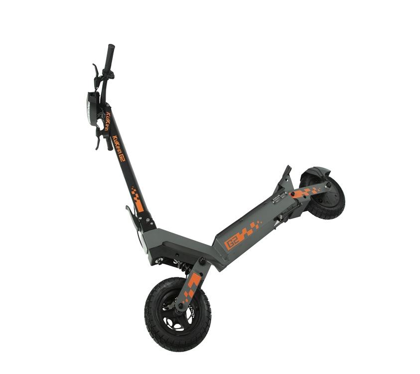 Kukirin G2 800 W 48 V 15 Ah Elektroroller, Höchstgeschwindigkeit 45–50 km/h, 10 Zoll Offroad-Reifen, LCD-Display, Reichweite 55–60 km, faltbarer E-Scooter – KEINE ABE.