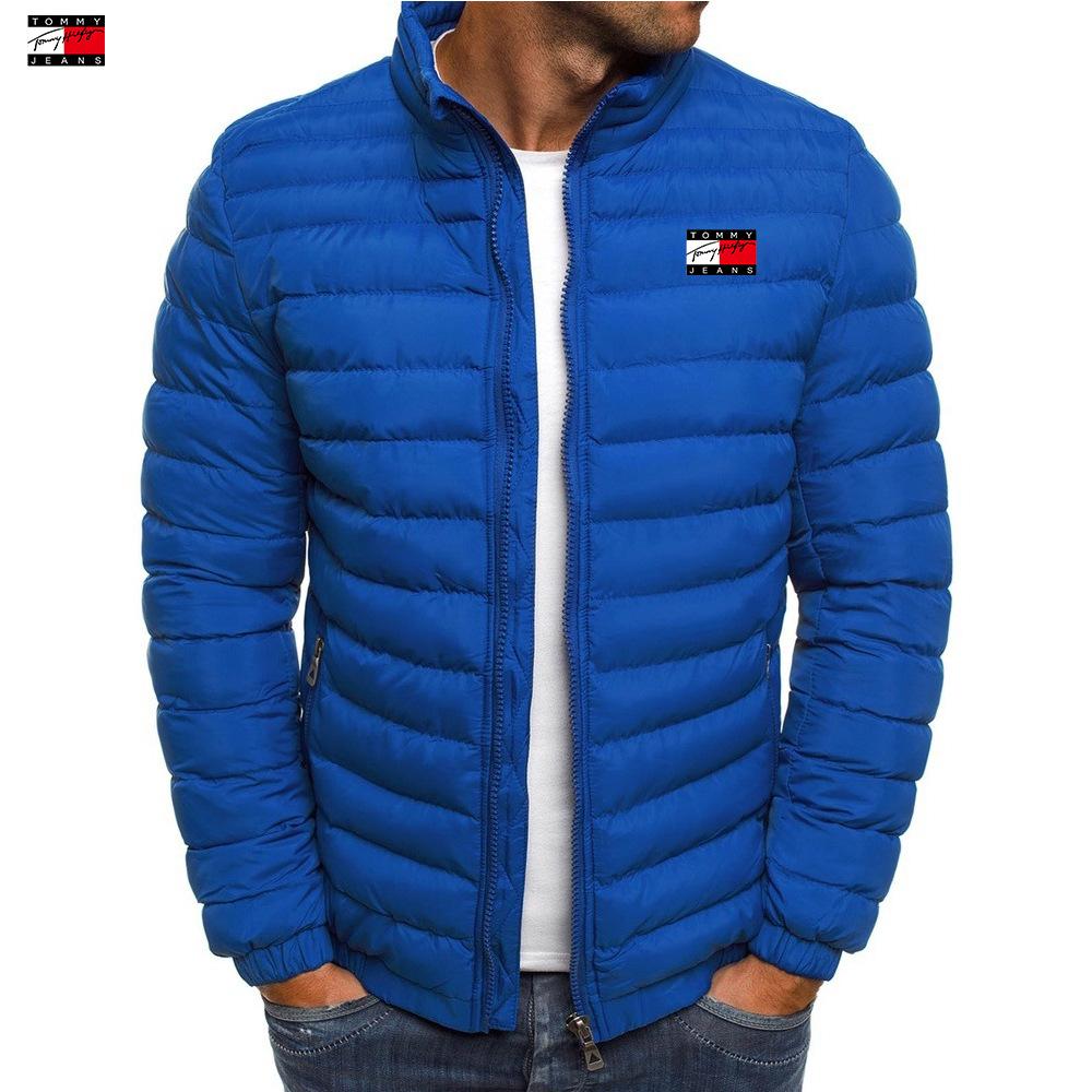Winterjacke für Herren aus Baumwolle mit Stehkragen – dick, warm und lässig für Outdoor-Sportarten