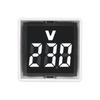 AC 220V/230V LED Voltmeter EU Plug Socket Square Volt Tester Detector Monitor 50-500V Digital Voltage Meter Indicator
