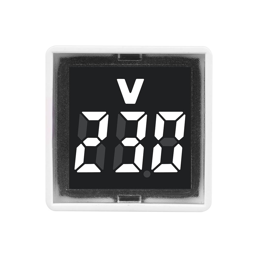 AC 220V/230V LED Voltmeter EU Plug Socket Square Volt Tester Detector Monitor 50-500V Digital Voltage Meter Indicator
