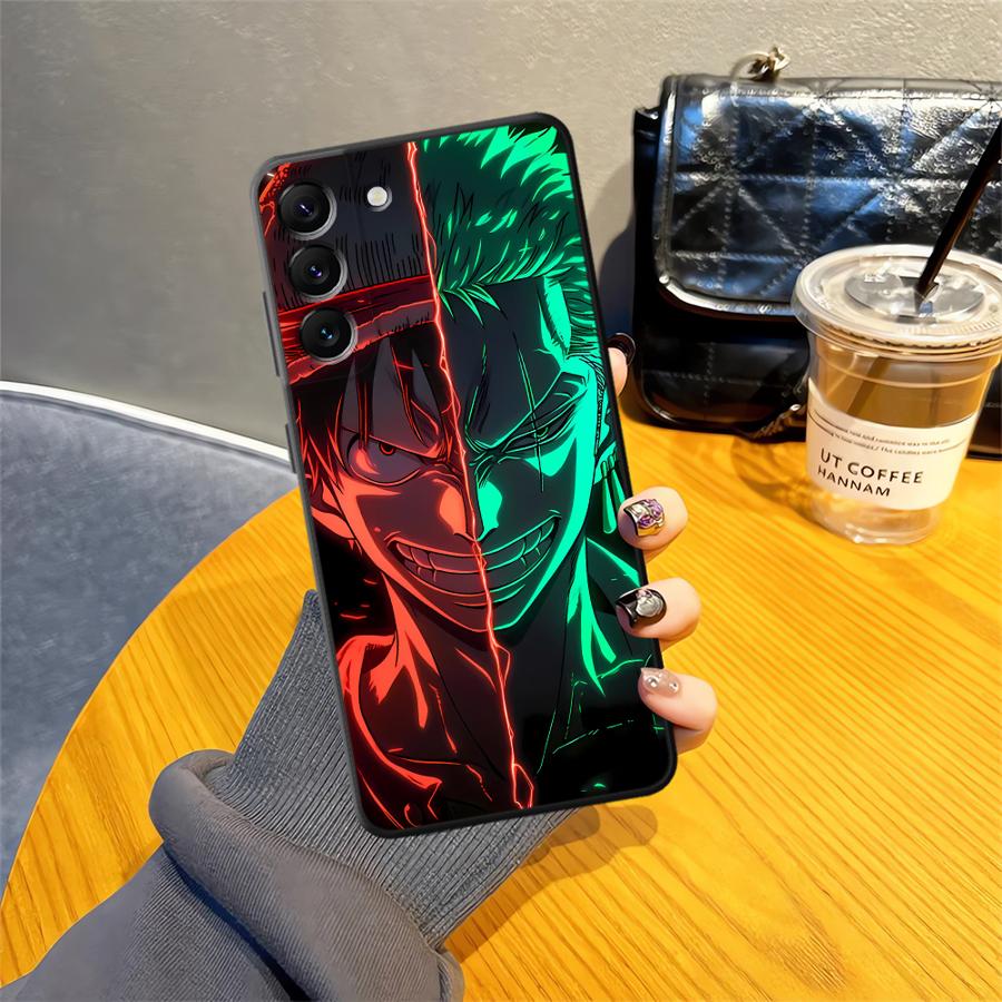 Ones Pieces Luffy Phone Cover Case for Samsung Galaxy A04 A01 A02 A07 Note 20 Ultra 9 10 A50 A70 A06 A03 A05 A30 A40 A10 A20