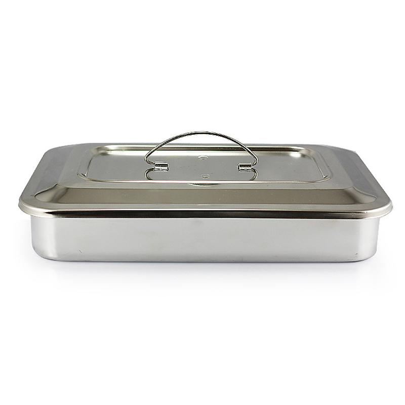 Dental Tray Surgical Nursing Lid Medical Equipment Steriliser Container For Dentist Storage Box Stainless Steel Instrument