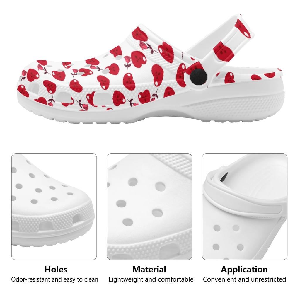 Graphic Printed EVA Clogs Adult Unisex Soft Sole Lightweight Slip On Casual Shoes Soft Sole Summer Sandals Daily Comfort Wear