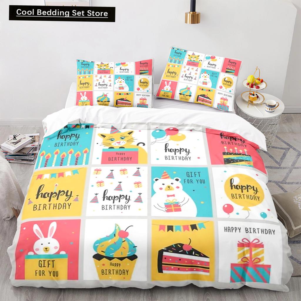 Kreslený Pes Zvířata Povlak na přikrývku Velikost King Queen Rozkošný Mazlíček Štěně Ložní souprava pro Děti Chlapce Dívky Divoká příroda Polyesterový Povlak na přikrývku