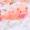 10pcs Mini Rubber Pig Baby Bath Toys Pink Piggy Decompression Venting Toys Float Squeak Toys for Baby Shower for Children