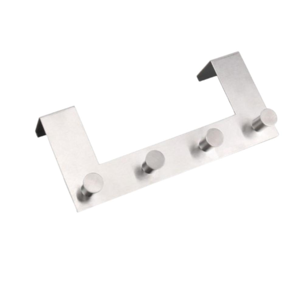 

Space Saver Door Hooks Hanger Punch-free Closet Organizer Holder Clothing Hangers Office Decor 45mm-4hooks