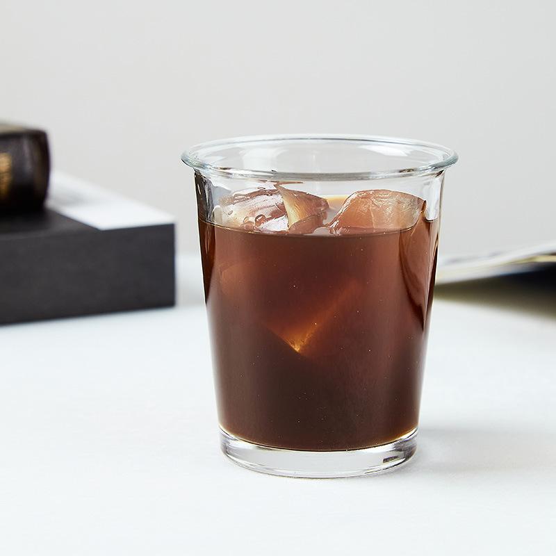 360ml/365ml Kaffekopper Krøllete Glass Lattekopp Juicekopp Husholdningskopp Melkete Enkel og Gjennomsiktig Vannflasker Drikkeglass