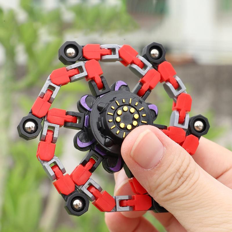 Deformed Fidget Spinner Chain Hand Spinner Toy For Stress Relief And Antistress Children Adult Sensory Gyro Toy Gift