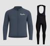Frühling, Sommer und Herbst Herren und Damen Langarm Dünn Mountainbike Fahranzug Rennrad Sportbekleidung Set