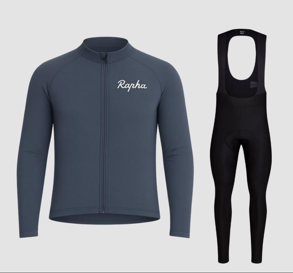 Frühling, Sommer und Herbst Herren und Damen Langarm Dünn Mountainbike Fahranzug Rennrad Sportbekleidung Set