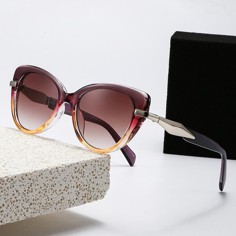 Trendy Cat Eye Sunglasses Women For Female Vintage Punk Luxurious Brand Style Designer Popular Sexy Ladies Outdoor Use Driving Use Sun Eyeglasses