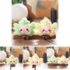 Cute Leaf Plush Keychain With Smile Face For Bag Decoration And Gift