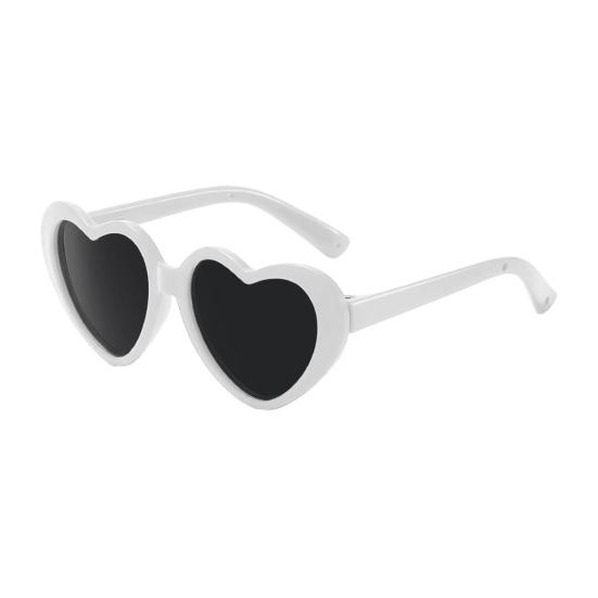 Heart Sunglasses for Dolls, Cute Pet Glasses for Stuffed Animals, Dress Up Accessories for Porch Goose Statue, Toy Eyewear for Kids