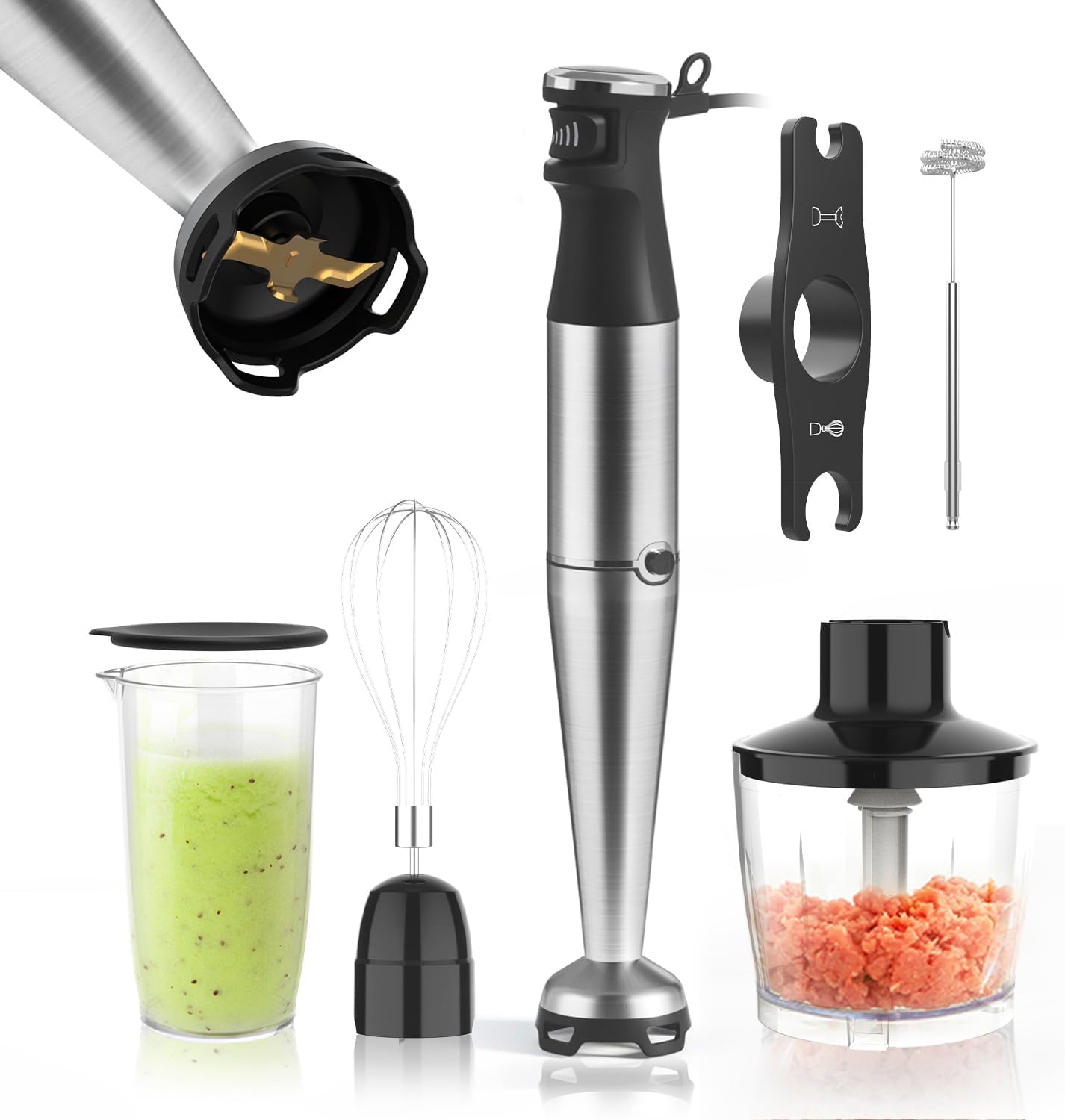 

Variable HAGOOGI Hand 7 in 1 Scratch Baby Can Crush Hand Food Cooking Utensil [Limited Model/Continuously Speed] Blender, Blender, Unit,