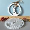 Easters Themed Silicone Craft Mould Designs for Rabbits Charm Easy to Clean and Reusable for Crafting