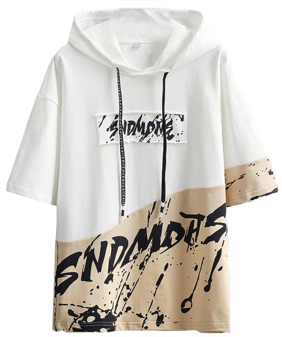 

Summer Short Large Casual Loose Pullover [Liaziong] Clothes, Men s T-Shirt, Sleeve, 5/8 Sleeve, Hoodie, Men s, Stylish, Size, Hoodie, Sweatshirt,