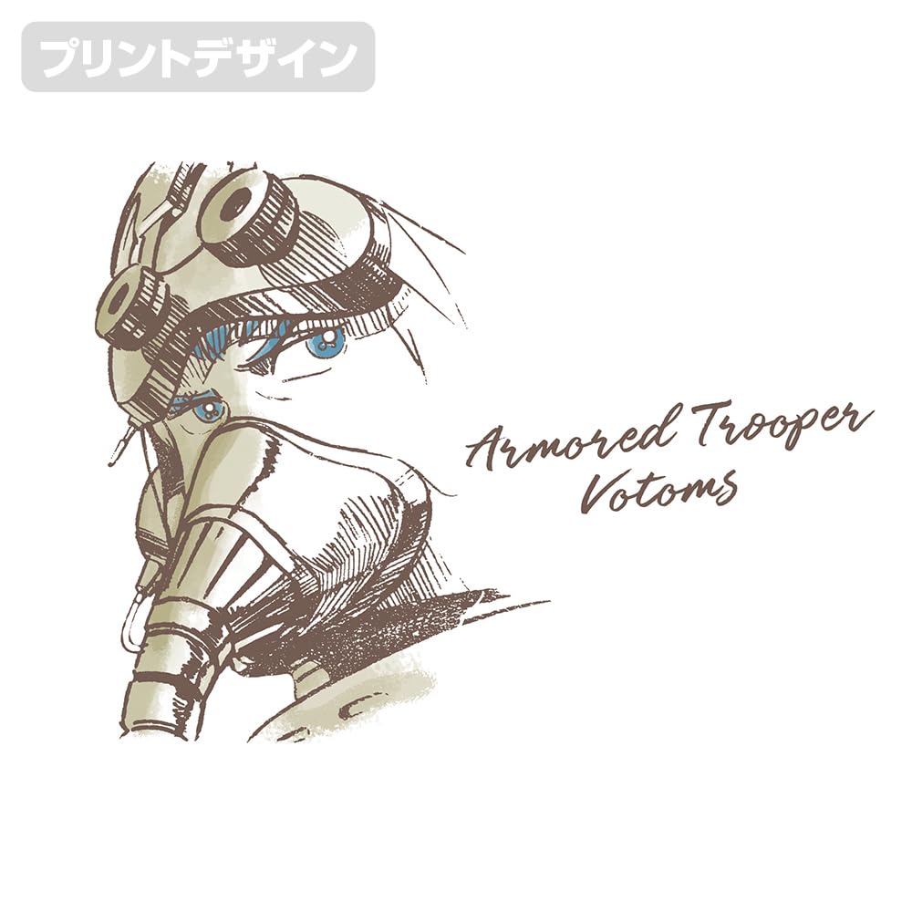 COSPA Armored Trooper Votoms Kiriko Illustration WHITE L Size [Official] Eye-Catching T-Shirt