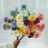 3 Heads Artificial Dahlia Flower 64cm Length Hydrangea Flower Simulation Flowers  Photography Props