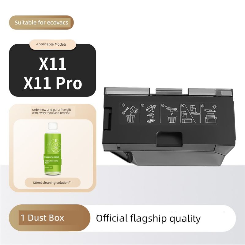 Suitable for Ecovacs X11 Sweeping Robot Accessories Pro Side Brush Roller Brush Filter Mop Dust Bag Cleaning Fluid Consumables