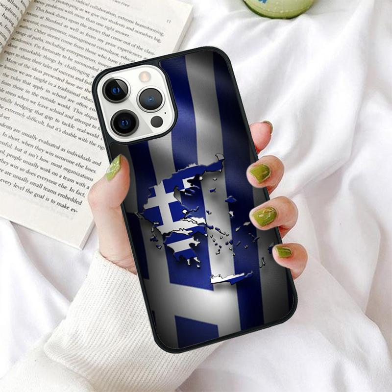 Greece Greek Flag Celular Mobile Smartphone Cases For iPhone 17 Air 16 15 14 12 13 11 Pro MAX 6S Plus SE2020 Coque Fundas