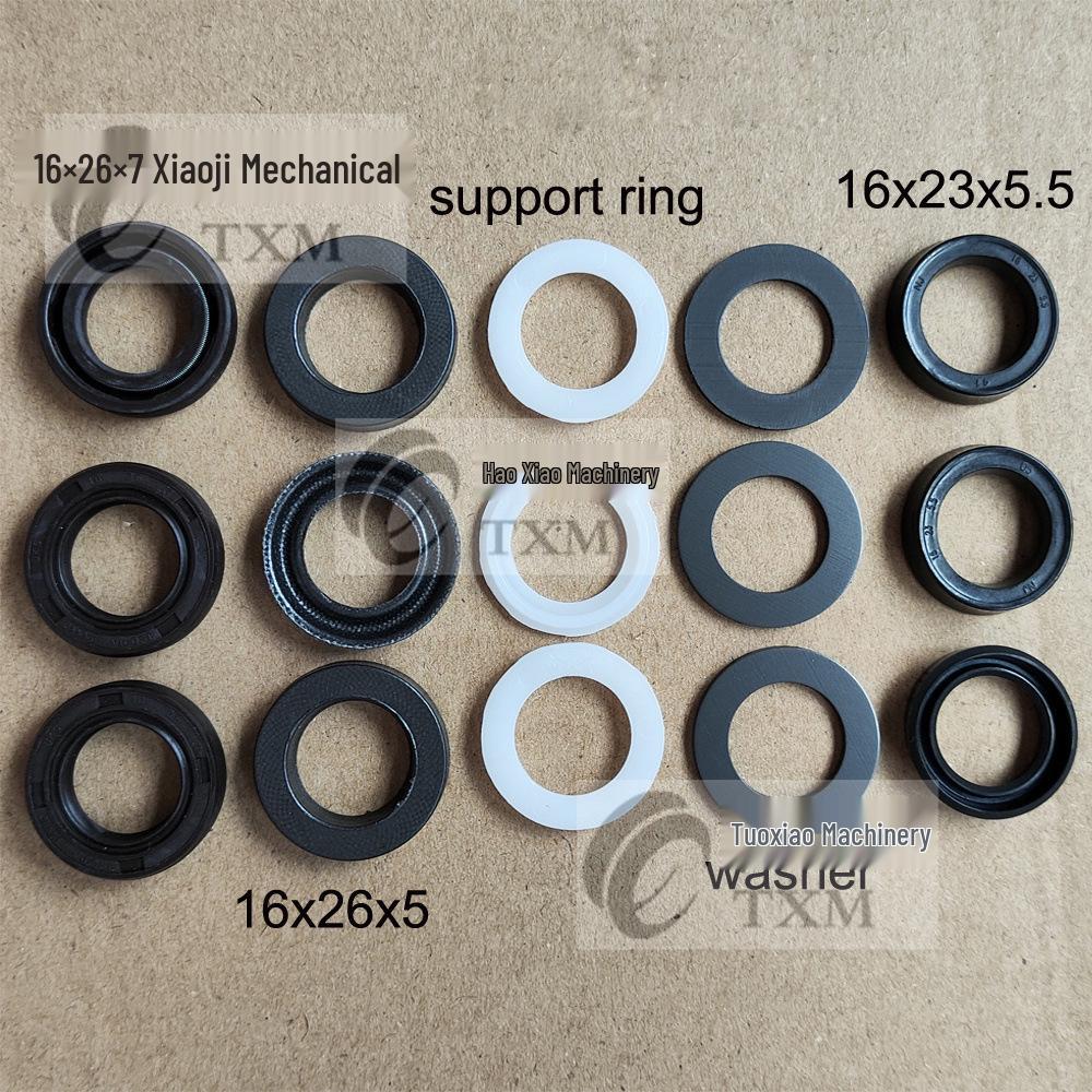 Kit di sigillatura e riparazione per idropulitrice ad altissima pressione: Testa Pompa, Morsetto, Panno, Stantuffo in Gomma e Paraolio