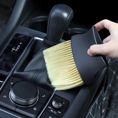 Fashion 1PCS Dust Brush Air Conditioning Outlet Car Wash Dust Collector Large Brush, Flexible Cleaning Accessories Dust Cleaning Tools