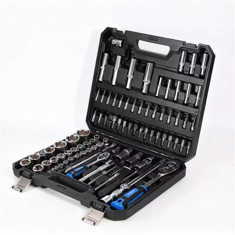 216-Piece Multifunctional Socket & Ratchet Wrench Set for Car Repair