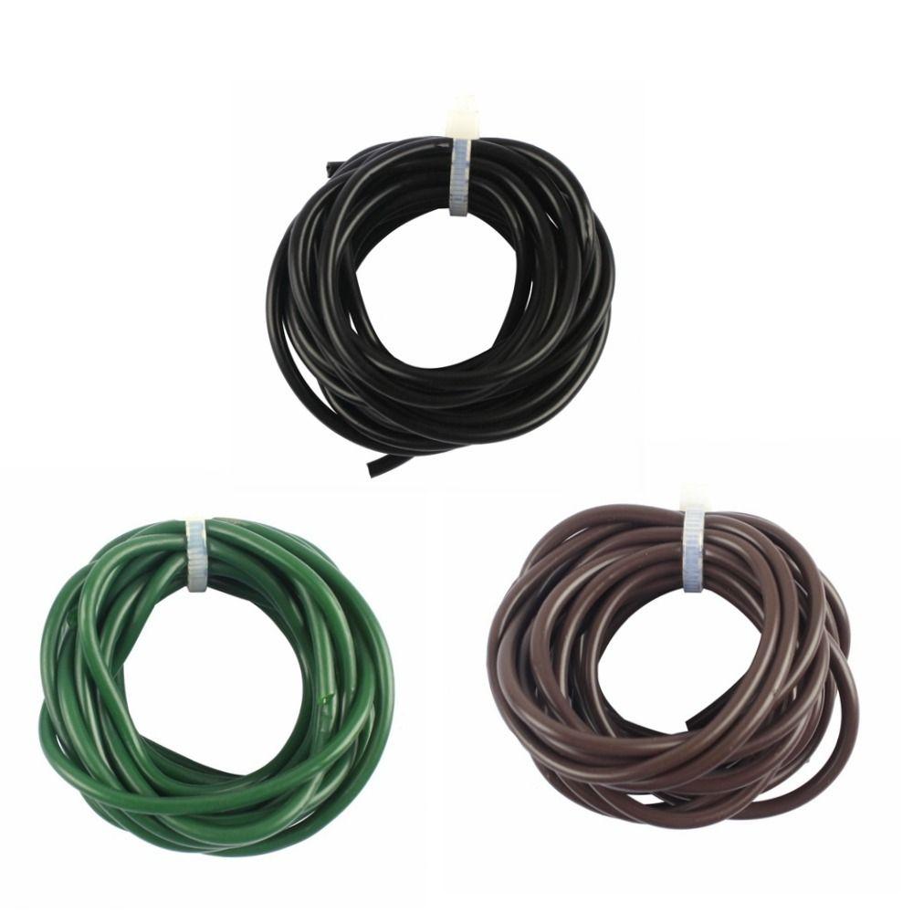Tricolor Rig Tubing Carp Fishing Rope Silicone Silicone Rig Tubing Carp Pesca Fishing Lines