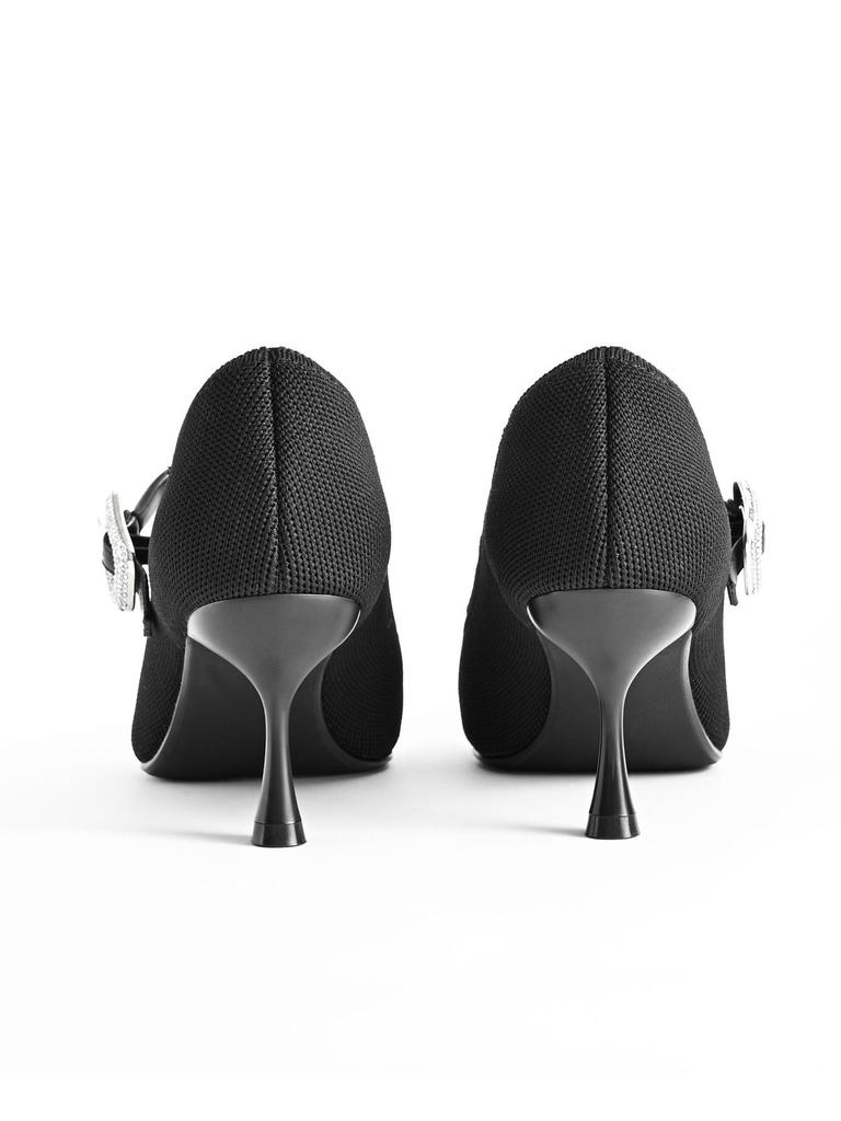 2026 European Style Pointed Toe Stiletto Mary Janes - Lightweight & Comfortable