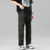 Autumn and Winter Medium and Thick Charging Pants Men's American Loose Tooling Casual Trousers