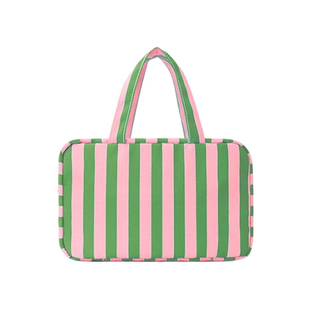 Four-Fold Travel Toiletry Bag with Multiple Pockets for Toiletries, Cosmetics and Travel