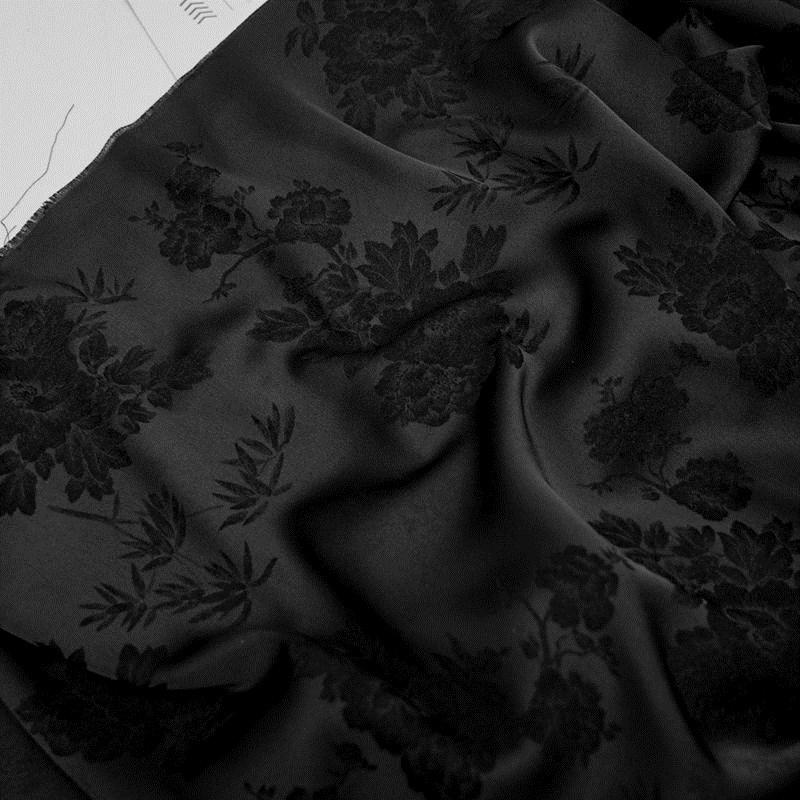 100x150cm Jacquard Fabric Imitation Acetic Acid Satin for Clothing Dress Designer Handmade Diy Sewing Material Cloth 100x150cm
